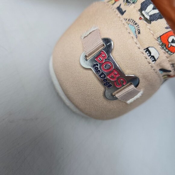 Bobs For Dogs Womens 11 Canvas Shoes With Colorful Dog Pattern & Memory Foam - Picture 4 of 8
